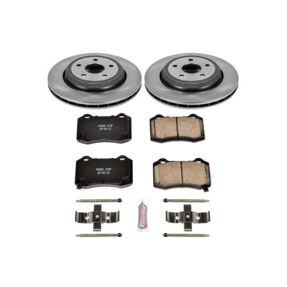 PowerStop KOE5956 Rear Z16 Autospecialty Daily Driver OE Brake Kit for 12-15 Jeep Grand Cherokee WK2 SRT8