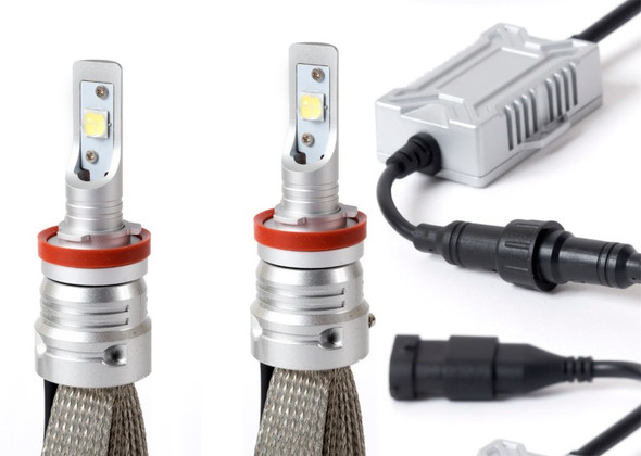 Putco 280010P SIlver Lux LED H10 Fog Light Bulbs for 07-09 Jeep Wrangler JK