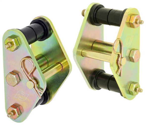 RockJock CE-9035 Front Tow Bar Shackles for 76-86 Jeep CJ5, CJ7 & CJ8