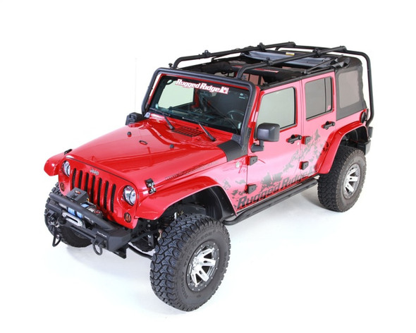 Rugged Ridge 11703.02 Sherpa Rack for 07-18 Jeep Wrangler Unlimited JK 4 Door