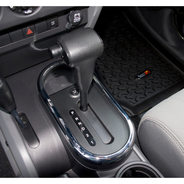Rugged Ridge Automatic Shifter Bezel for 07-10 Jeep Wrangler JK with Automatic Transmission