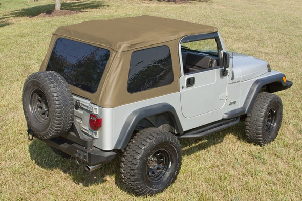 Rugged Ridge XHD Bowless Soft Top for 97-06 Jeep Wrangler TJ