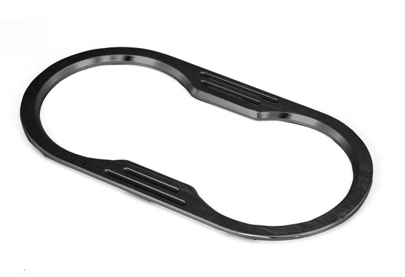 Rugged Ridge 11422.14 Billet Aluminum Cup Holder Bezel in Black Anodized for 07-10 Jeep Wrangler JK