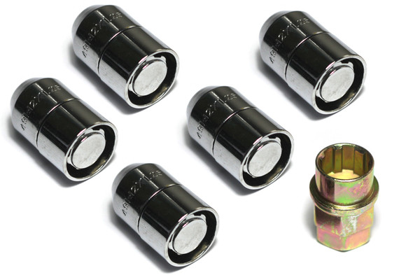 Rugged Ridge 5 Piece Wheel Lock Set 1/2"x20 Thread