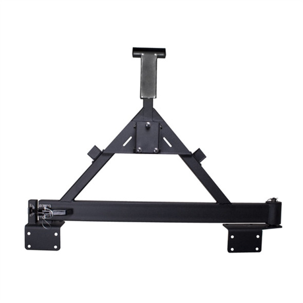 Rugged Ridge 11546.42 Xtreme Heavy Duty Tire Carrier Mount in Textured Black for 76-06 Jeep Wrangler YJ, TJ, TJ Unlimited & CJ