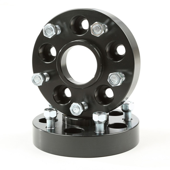 Rugged Ridge 15201.15 1.25" Wheel Adapters for Jeeps Changing bolt pattern from 5x4.5" to 5x5"