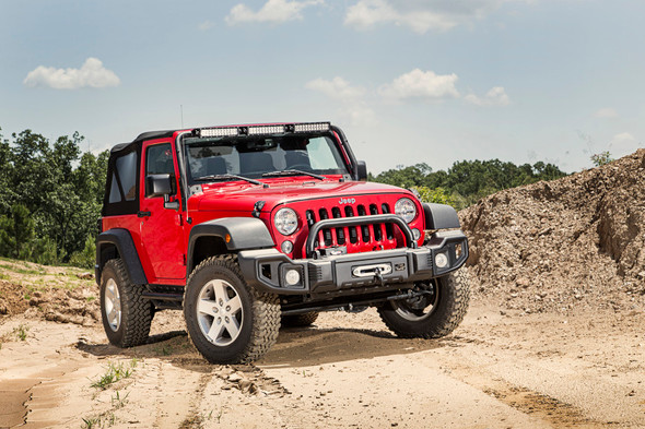 Rugged Ridge 11544.02 Spartacus Front Bumper Hoop for 07-18 Jeep Wrangler JK
