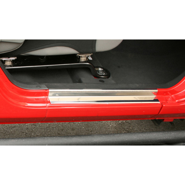 Rugged Ridge 11119.04 Entry Guard Set in Stainless Steel for 07-18 Jeep Wrangler JK 2 Door