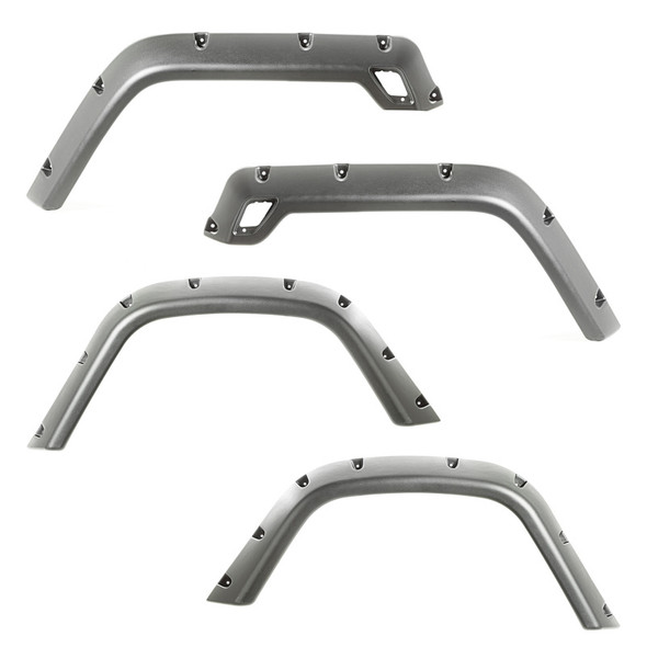Rugged Ridge 11630.30 Fender Flare Kit for 97-06 Jeep Wrangler TJ