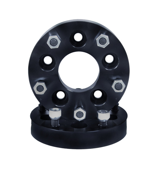 Rugged Ridge 15201.04 Billet Aluminum 1.25" Wheel Conversion Spacers for 87-06 Jeep Wrangler YJ, TJ & Unlimited with 5x4.5" to 5x5.5" Bolt Pattern
