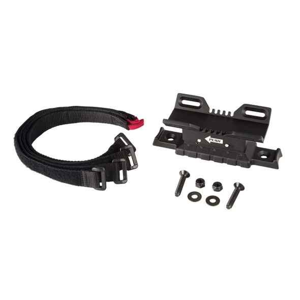 Rugged Ridge 11238.40 Elite Quick Release Fire Extinguisher Holder for 76-23 Jeep Wrangler JL, JK, TJ, YJ, CJ & Gladiator JT