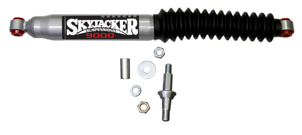 Skyjacker 9009 M95 Silver Steering Stabilizer for 84-06 Jeep Cherokee XJ, Grand Cherokee ZJ, Comanche MJ, Wrangler YJ, TJ & Unlimited