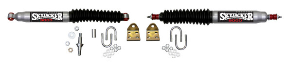 Skyjacker 9219 M95 Silver Dual Steering Stabilizer Kit for 97-06 Jeep Wrangler & Wrangler Unlimited TJ