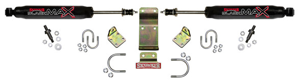 Skyjacker 8203 Black Max Dual Steering Stabilizer for 07-18 Jeep Wrangler JK