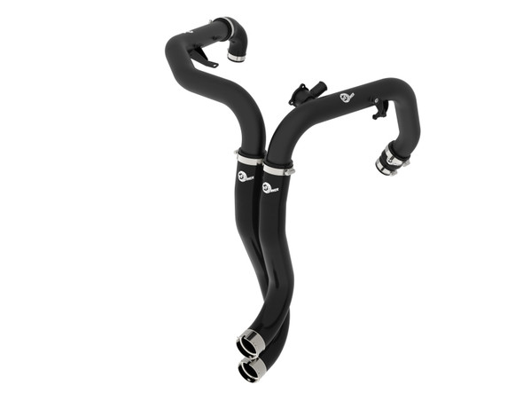 aFe Power 46-20758-B BladeRunner Aluminum Charge Pipe in Black - 2.25" for 24-26 Ford Bronco Raptor with 3.0L Engine