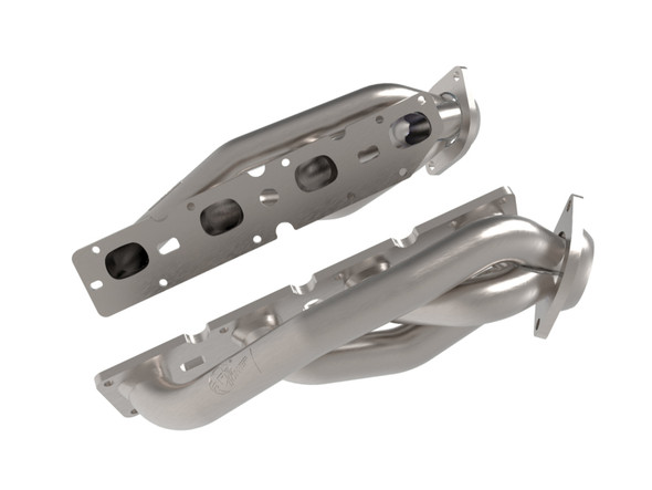 aFe Power 48-38029 Twisted Steel 304 Stainless Steel Short Tube Header for 11-21 Jeep Grand Cherokee WK2 with the V8-5.7L HEMI Engine