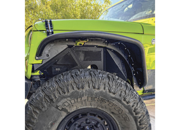 Combat Off Road 15-1266 Max Flow Front Inner Fender Liners for 07-18 Jeep Wrangler JK