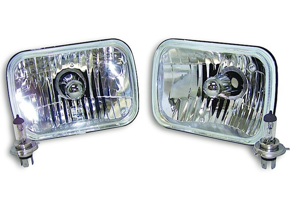 Crown Automotive RT28005 H4 Conversion Kit for 87-95 Jeep Wrangler YJ and 84-01 Cherokee XJ & Comanche MJ