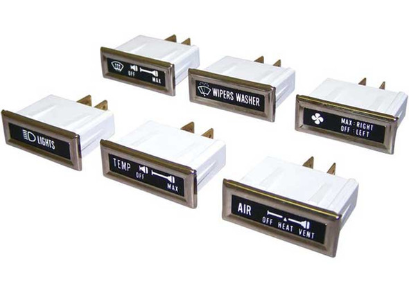 Crown Automotive 5752813K Dash Lamp Set for 76-86 Jeep CJ-5, CJ-7 & CJ-8 Scrambler