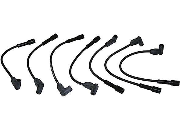 Crown Automotive 83300156 Spark Plug Wire Set for 87-90 Jeep Cherokee XJ & Comanche MJ with 4.0L 6 Cylinder Engine