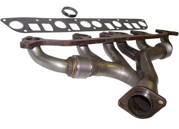 Crown Automotive 4883385K Exhaust Manifold Kit for 91-99 Jeep Wrangler YJ & TJ, Cherokee XJ & Grand Cherokee ZJ with 4.0L 6 Cylinder Engine