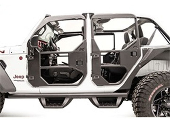 Fab Fours Full Tube Doors for 18-26 Jeep Wrangler JL & Gladiator JT
