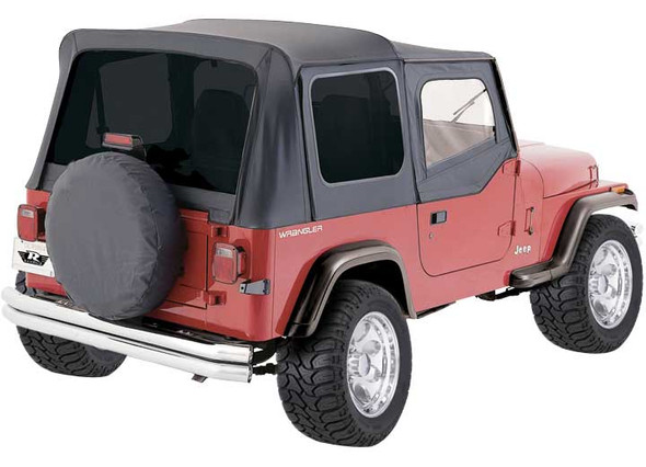Rampage Products Replacement Soft Top with Skins for 88-95 Jeep Wrangler YJ