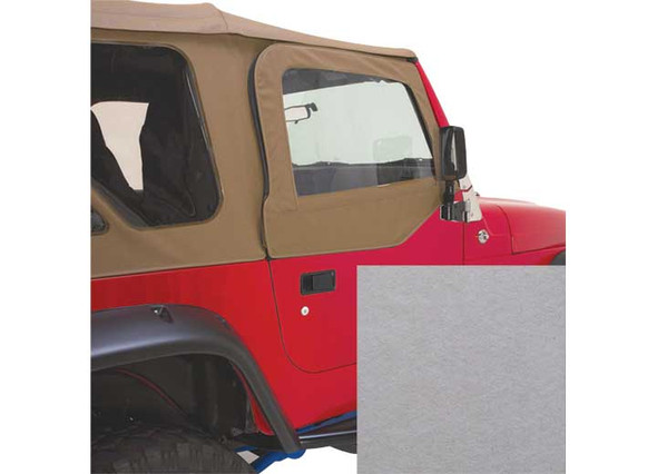 Rampage Products Complete Soft Top Kit with Upper Doors for 88-95 Jeep Wrangler YJ