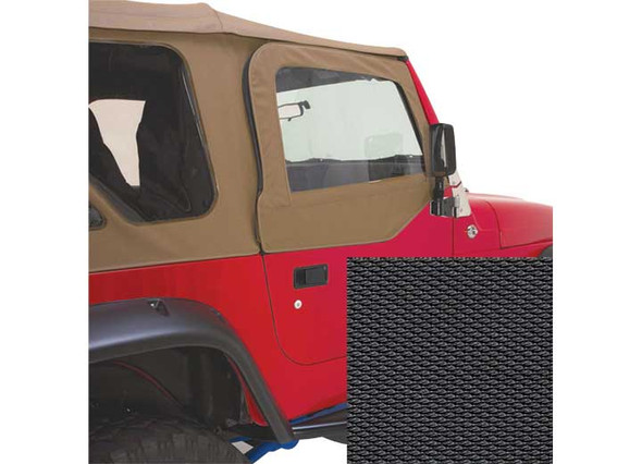Rampage Products Complete Soft Top Kit with Upper Doors for 97-06 Jeep Wrangler TJ