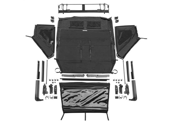 Rampage Products 139435 TrailView Fastback Soft top for 18-26 Jeep Wrangler JL Unlimited