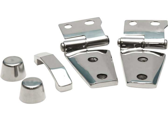 Rampage Products 87466 Complete Hood Kit in Polished Stainless for 07-18 Jeep Wrangler JK