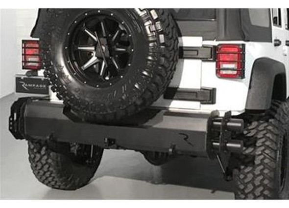 Rampage Products 99610 TrailRam Rear Bumper for 07-18 Jeep Wrangler JK