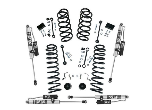 RealTruck Superlift K183FX 2.5" Dual Rate Coil Lift Kit w/ Fox 2.0 Reservoir Shocks for 18-23 Jeep Wrangler JL Unlimited 4-Door