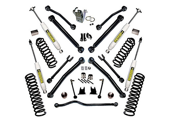 RealTruck Superlift K996F 4" Lift Kit with Fox Shocks & Reflex Control Arms for 07-18 Jeep Wrangler JK 2 Door