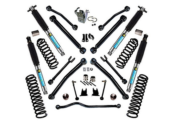 RealTruck Superlift K997 4" Lift Kit with Superide Shocks & Reflex Control Arms for 07-18 Jeep Wrangler Unlimited JK 4 Door