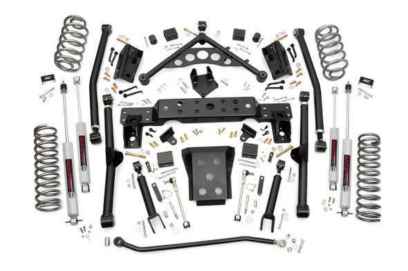 Rough Country 90820 4in Long Arm Suspension Lift Kit for 99-04 Jeep Grand Cherokee WJ