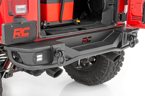Rough Country 10649 Tubular Rear Bumper for 07-18 Jeep Wrangler JK