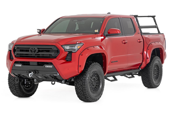 Rough Country 73003 SRL2 Adjustable Aluminum Steps for 24-26 Toyota Tacoma Double Cab