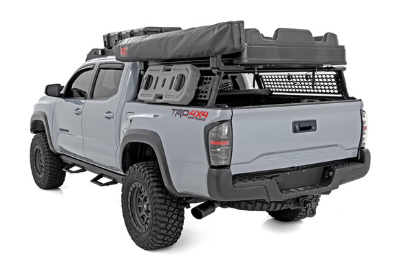 Rough Country 71096 SRL2 Adjustable Aluminum Steps for 05-23 Toyota Tacoma Double Cab