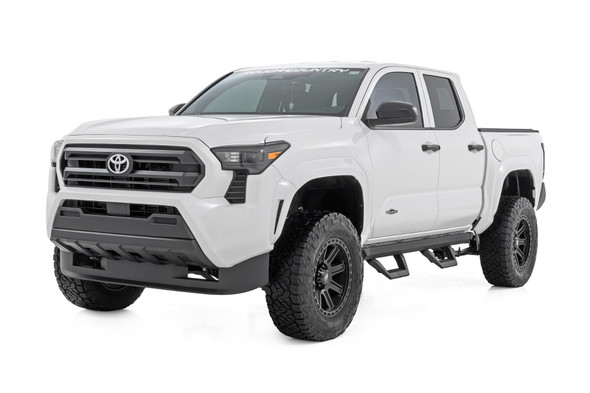 Rough Country 73004 SRX2 Adjustable Aluminum Steps for 24-26 Toyota Tacoma Double Cab