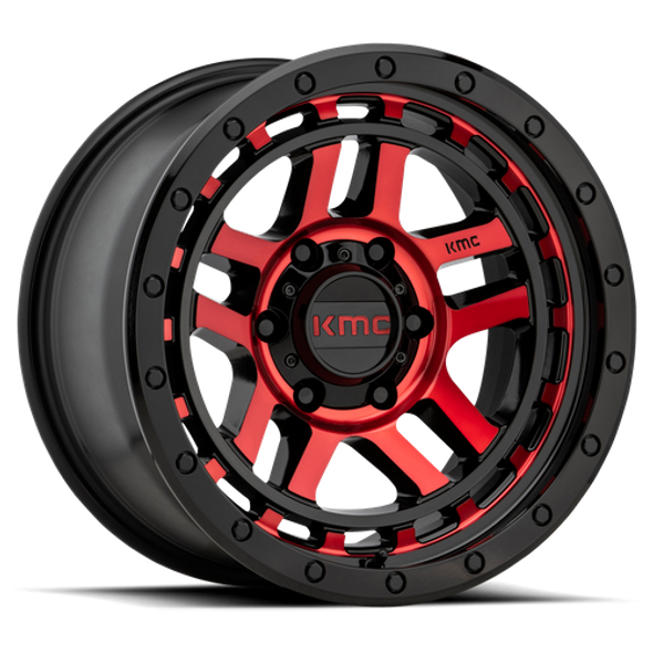 Jeep Wrangler Red Wheel and Tire Package