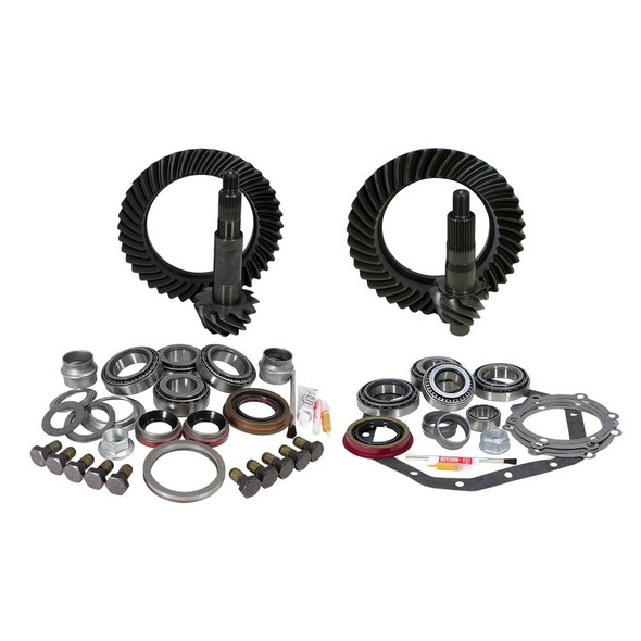 Yukon GM Dana 60 and 14 Bolt Thick 5.38 Ratio Front and Rear Gear and Install Kit Package - YGK025