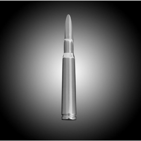 Recon .50 Cal Bullet Shaped Aluminum (Brushed Aluminum) - 264ANT50BR
