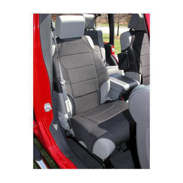 Rugged Ridge Neoprene Front Seat Protector Vests (Black) - 13235.30