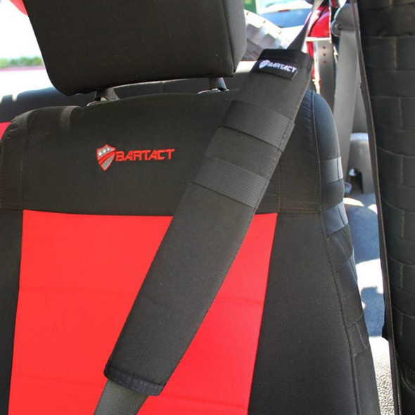 Bartact Seat Belt Covers (Black) - XXSBCB