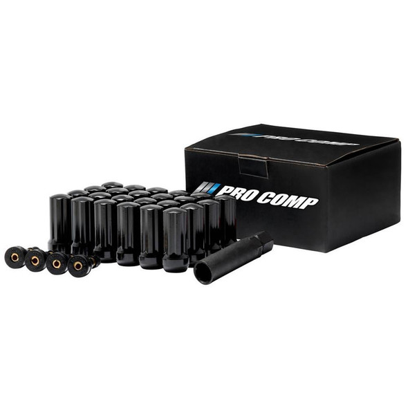 Pro Comp 14x1.50 Lug Nut Kit (Black) - 16148B