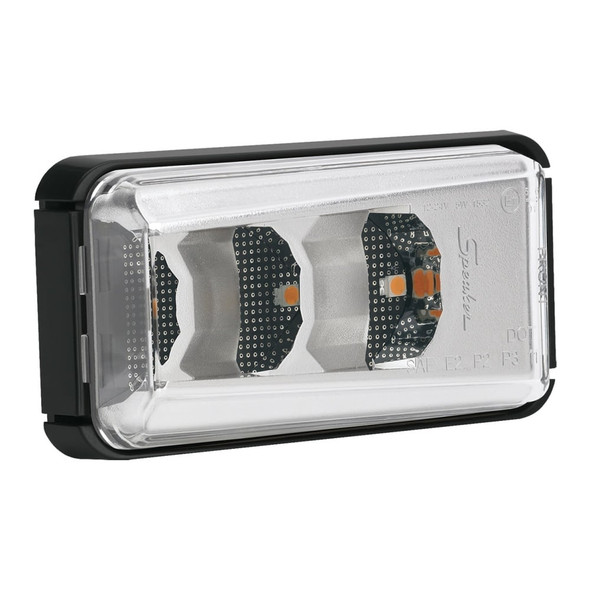 JW Speaker 12-24V ECE/SAE Model 157 LED Amber Side Marker/Side Turn Signal - 0344461