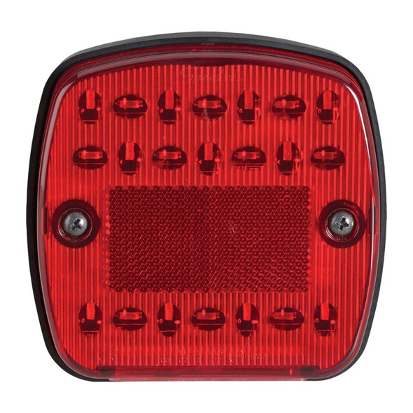 JW Speaker 12-24V ECE Model 236 LED Stop, Tail & Turn Signal Light without License Plate Illuminator - 343151