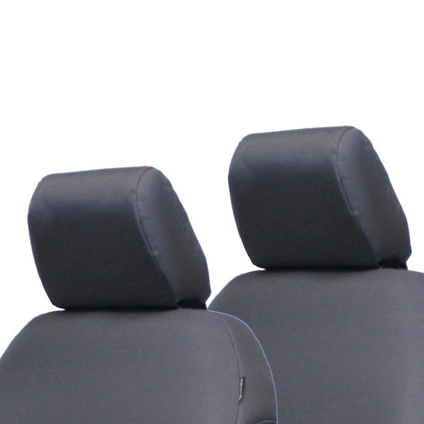 Bartact Rear Bench Seat Headrest Covers (Graphite) - JKHR0710R4G