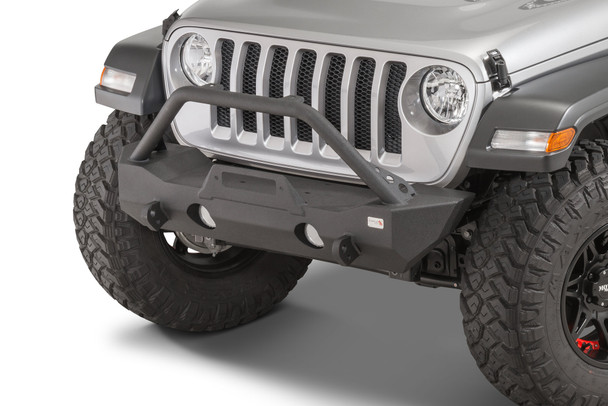 Mako Stubby Front Bumper for 18-24 Jeep Wrangler JL & Gladiator JT |FB22090